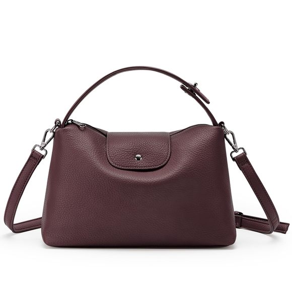 Kalidi Soft Vegan Leather Hobo Bag, Crossbody Purses Satchel With O_O - Picture 1 of 7